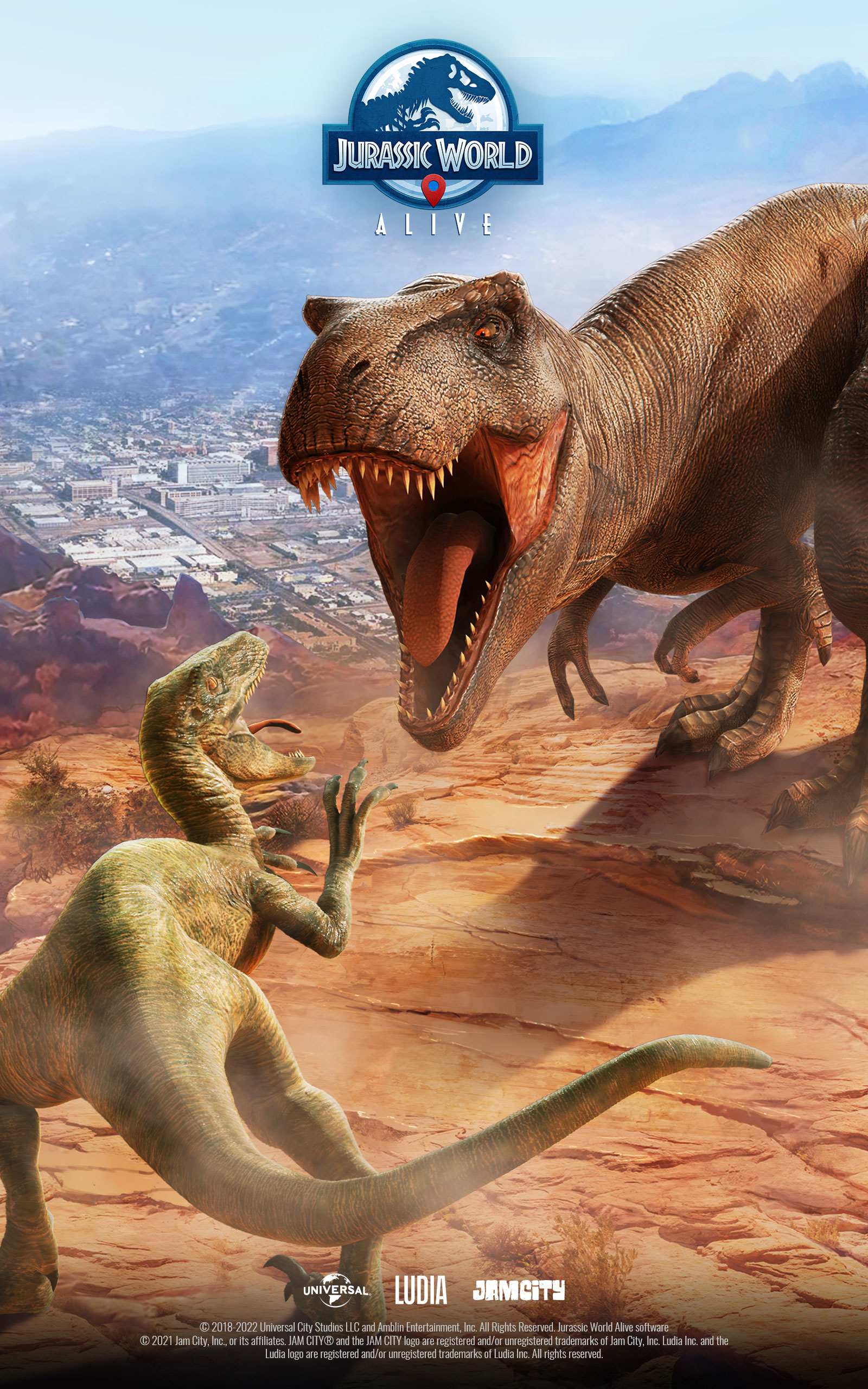 T Rex Raptor 1 6 Jurassic World Alive T Rex Raptor 1 6 Jurassic World Alive