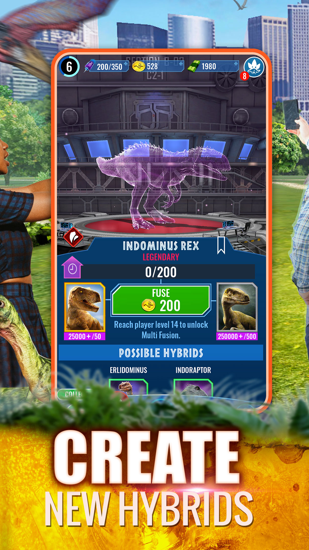Jurassic World Alive Available now! Download Jurassic World Alive on