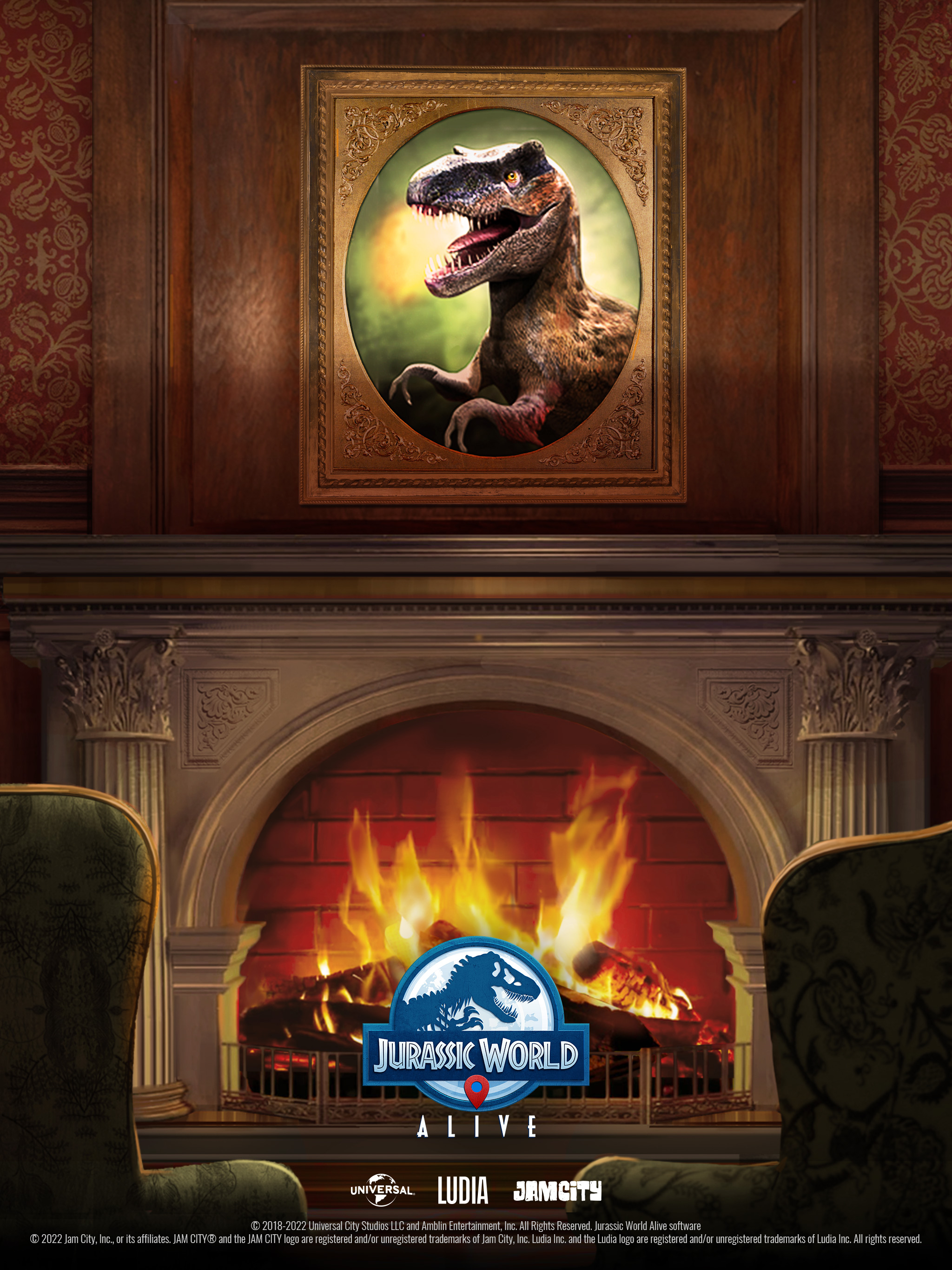 Lythronax Fireplace – Jurassic World Alive